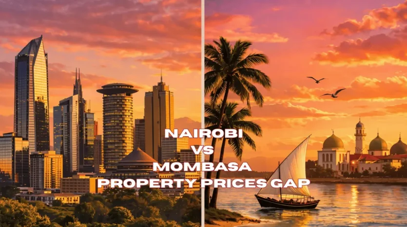 Nairobi vs Mombasa property prices comparison, skyline versus coastline