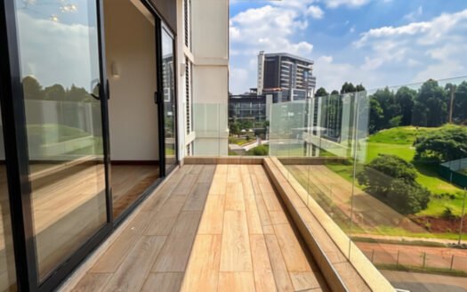 Modern apartment balcony showcasing premium lifestyle and living in Ruaka Nairobi near Two Rivers Mall.