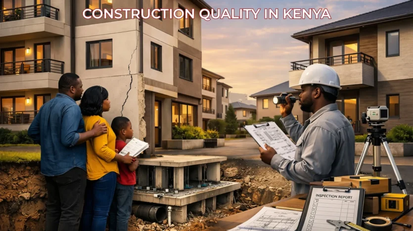 Construction quality in Kenya and property due diligence for home buyers